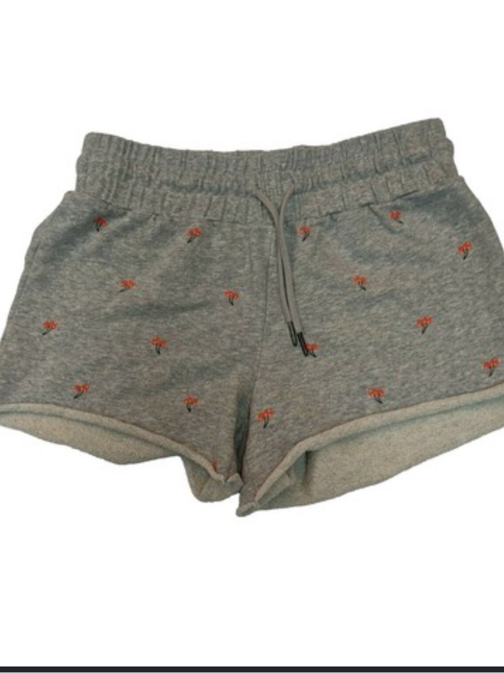 Betsey Johnson Shorts-Gray with Cherry Print